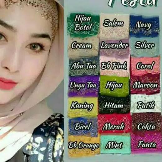 Termurah KODE-597 Inner Pesta / inner hijab / daleman hijab