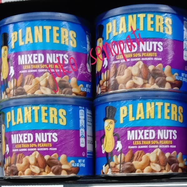 

Kalengbuah- Planters Mix Nut Less Than 292Gram -Buah-Kaleng.