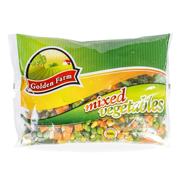 

Golden Farm Mixed Vegetable 500 G