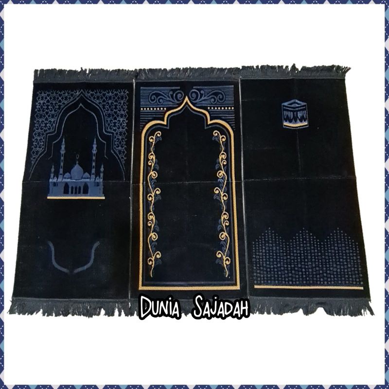 Sajadah Turkey Midi Hitam / Sajadah Turki Midi Hitam / Black