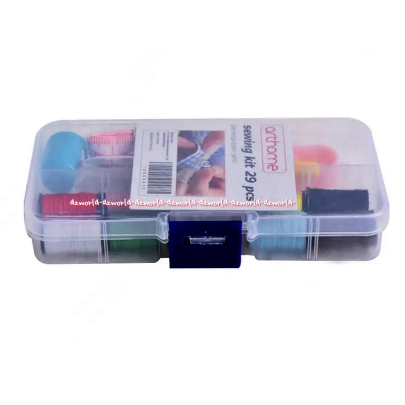 Arthome Sewing Kit Alat 29pcs Perlengkapan Jahit Menjahit Dengan Box 1set Benang Meteran Art home