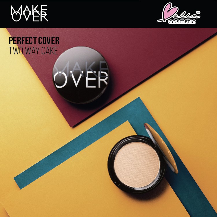 ❤ BELIA ❤ Make Over Perfect Cover Two Way Cake SPF 15 12g (bedak padat) Makeover