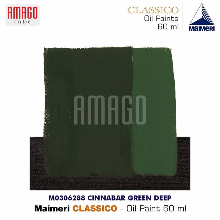 MAIMERI CLASSICO - OIL PAINT - CINNABAR GREEN DEEP - 60ML - M0306288