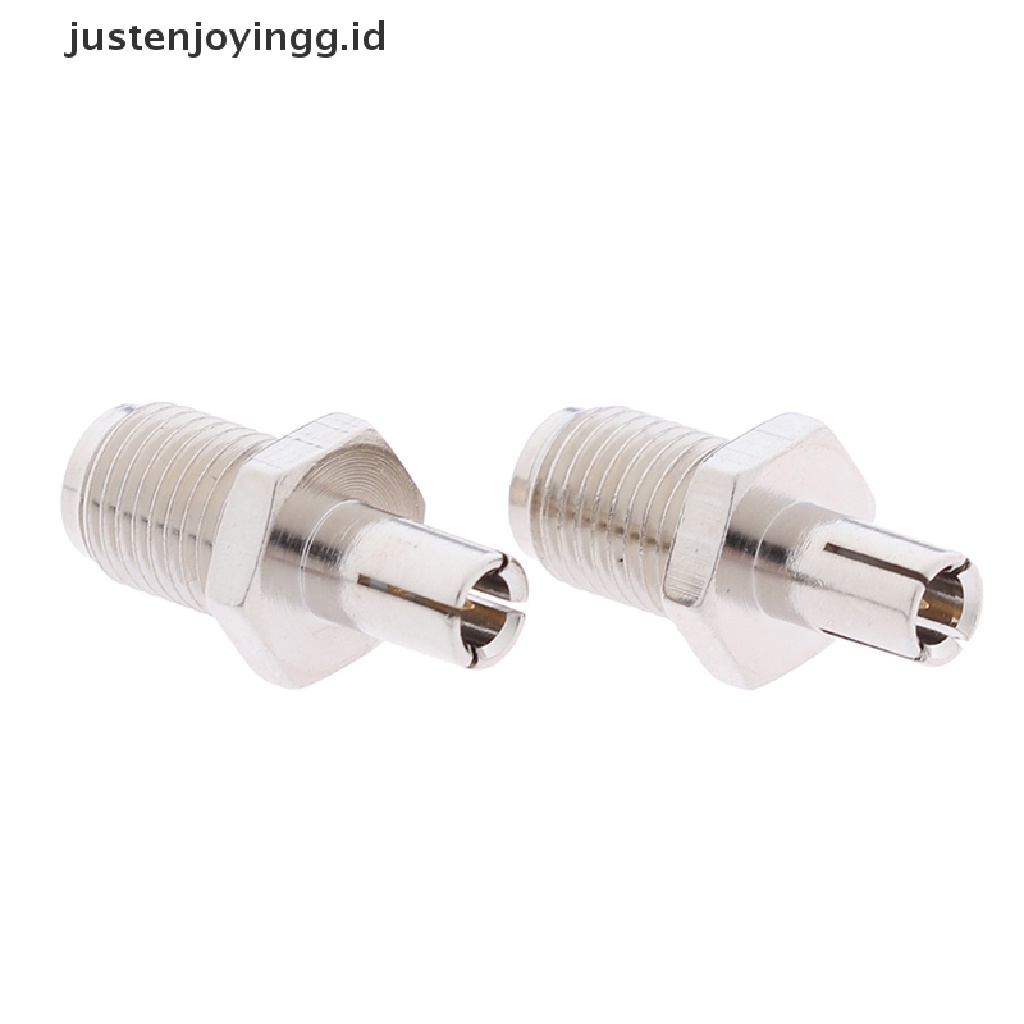 2pcs Adapter Konektor Coaxial RF Jack SMA Female Ke TS9 Male