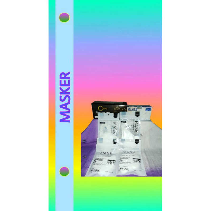 MASKER MEDIS HITAM 1 BOX