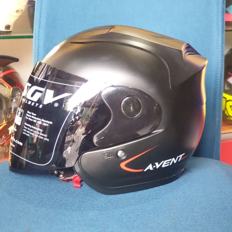 Helm LTD AVENT HITAM DOFF SNI ISO ( ONGKIR 2KG TANPA DUS )