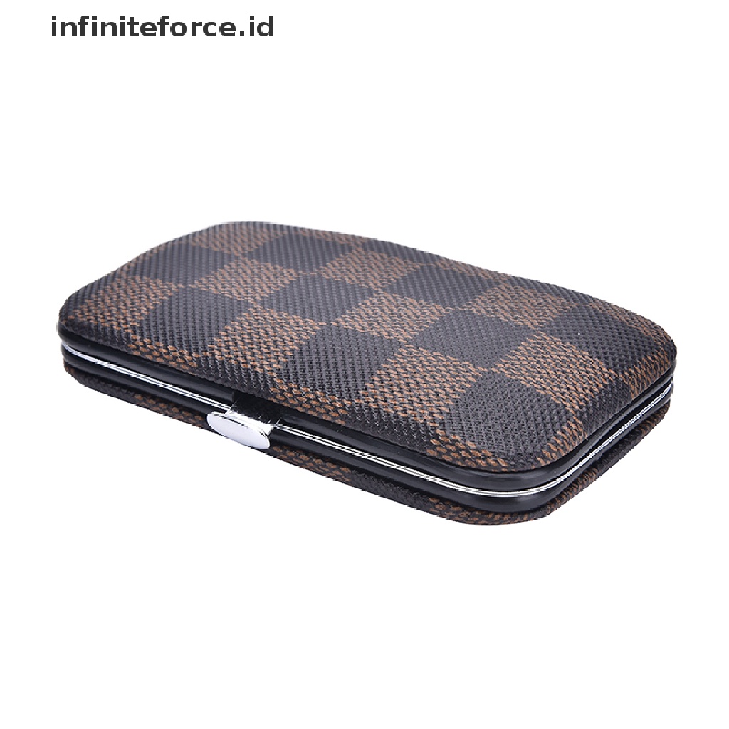 Infiniteforce.id 10pcs / Set Gunting Kuku + Pembersih Kutikula Untuk Manicure / Pedicure