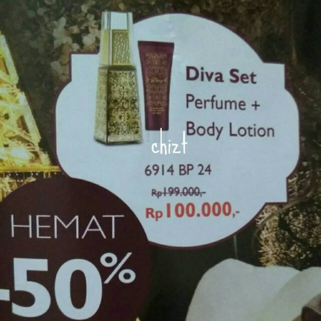 Diva set my way parfum dan lotion