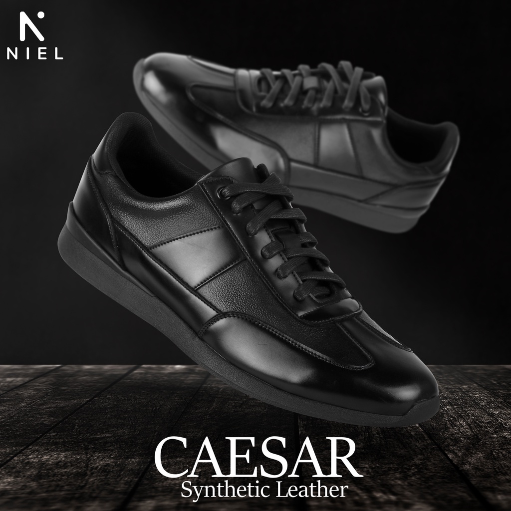 Niel Sepatu Casual Pria Caesar Synthetic Leather
