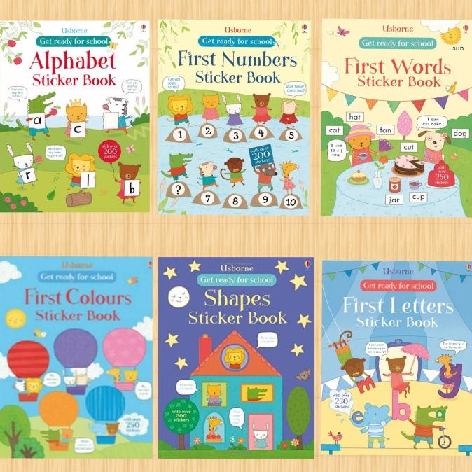 

[[COD]] Usborne Sticker Book / Activity Book / Buku stiker anak TERUJI Kode 1037