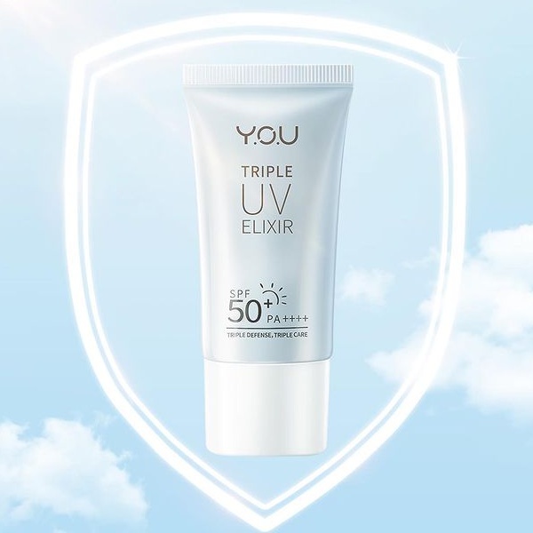 YOU Triple UV Elixir Sunscreen Gel SPF 50+ PA++++ BPOM