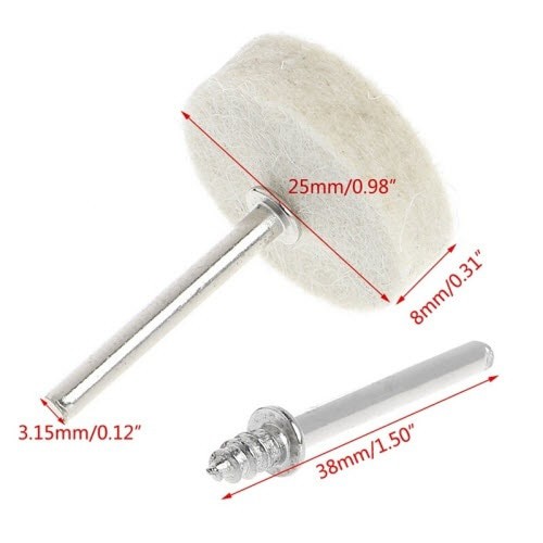 Mandrel Batang As Wool Polishing Poles Gosok Batu Mini Grinder Dremel