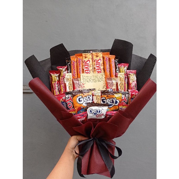 buket cowok coklat  /buket ultah/kado cowok