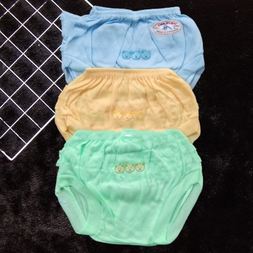 3 Pcs Celana Pop Renda Dolphin - Celana Pop Bayi - Random 3 Warna