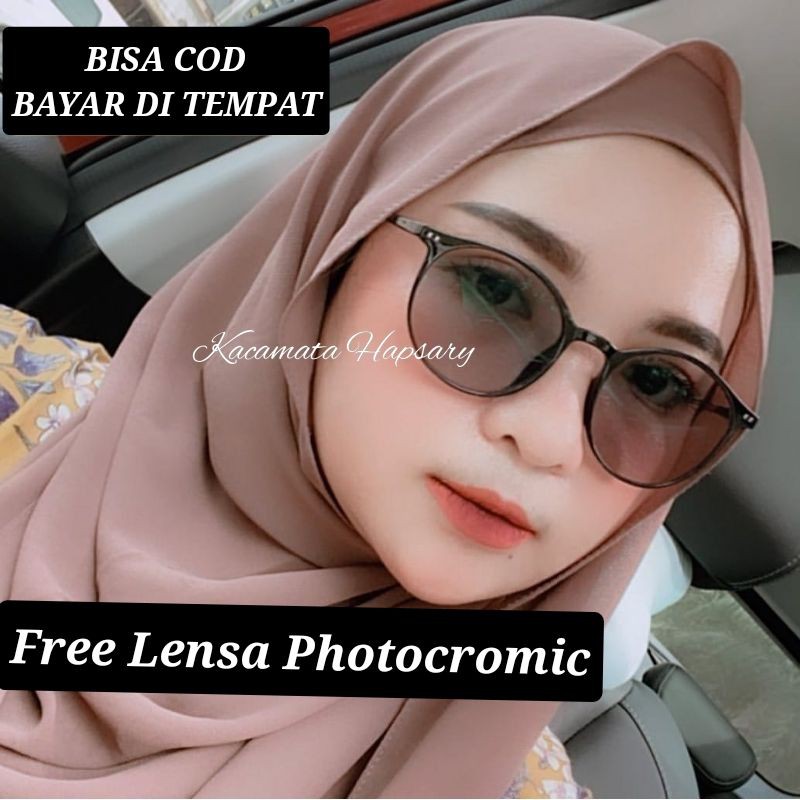 Paket Hemat : Frame Kacamata Terbaru + PHOTOCROMIC, Minus, Plus Dan Anti UV, Kacamata Fashion New