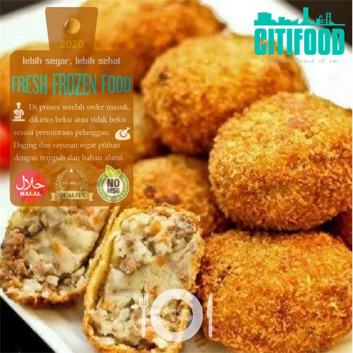 

Beef Mushroom Korokke | Koroke Jamur Daging Sapi | Frozen