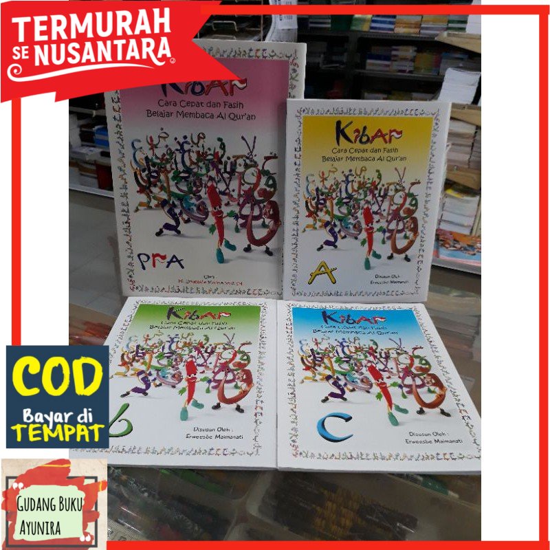 Pra Kibar dan Kibar A,B,C  Cara cepat dan fasih Belajar membaca Al Qur'an