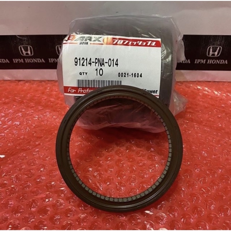 91214 PNA PWA RB0 ARX NOK Japan Oil Seal Sil Kruk Krek As Belakang Besar Honda Brio Mobilio BRV HRV Freed Jazz GD3 IDSI VTEC GE8 GK5 City GD8 GM2 GM6 Odyssey RB1 RB3 RC CRV GEN 2 3 4 5 Accord CM5 CP2 CR2 Civic FD FD1 FD2 FB FB2 FC FC1 Turbo Stream 2000cc