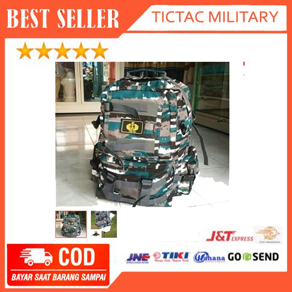 Tas Punggung Lebanon Loreng TNI AL Ransel Loreng Layar AL