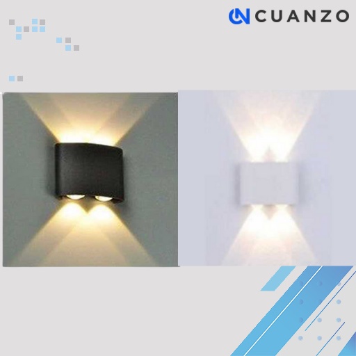 Lampu Hias Dinding LED Minimalis 4W 4 LED Warm White / Lampu Hias Hiasan Tempel Dinding Tembok Teras Kamar Tidur Ruang Tamu Dekorasi Outdoor Outdor Depan Rumah Minimalis LED Klasik Aesthetic Aestetic Estetik Elegan / Lampu Pilar Dinding / Wall Lamp Bedroo