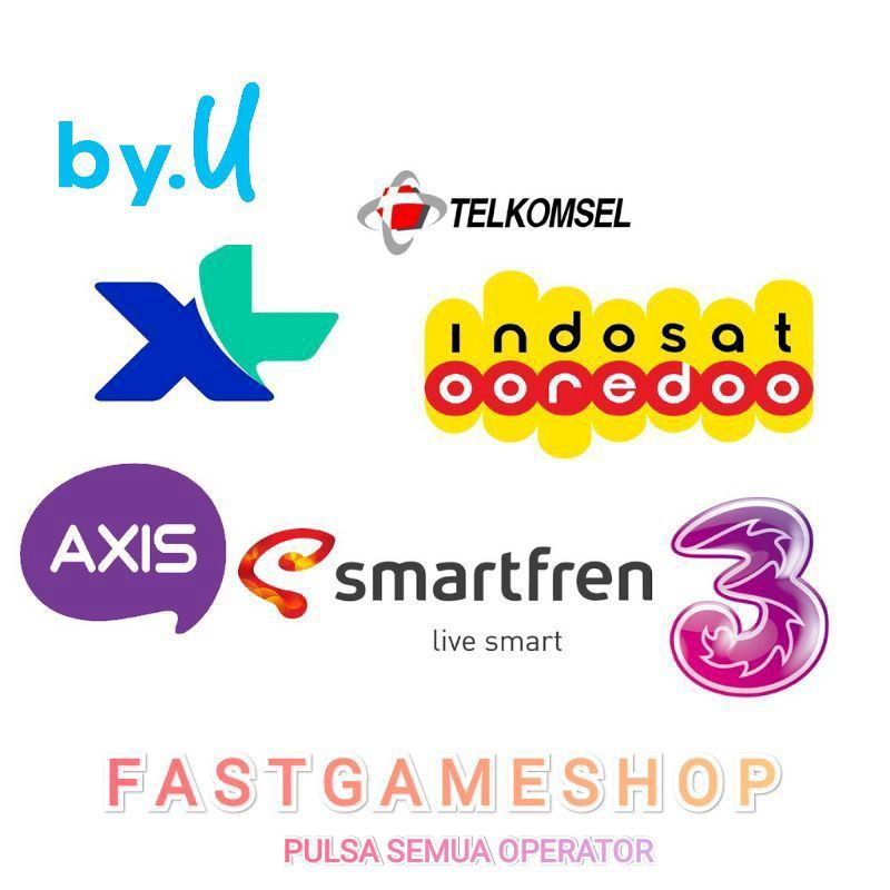 BTKNDYA11 - PULSA REGULER TELKOM INDOSAT BY.U 10K 20K 100K