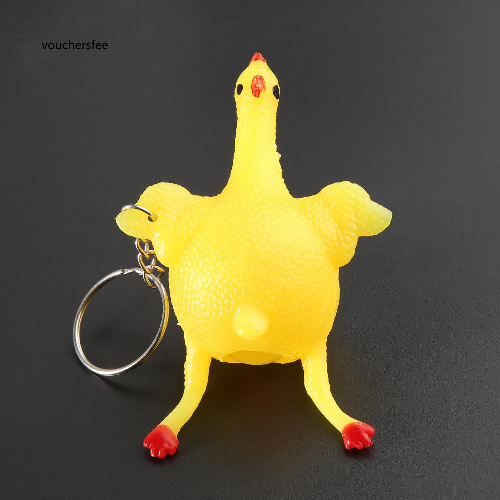 Mainan Squishy Bentuk Ayam Bertelur Untuk Pereda Stress