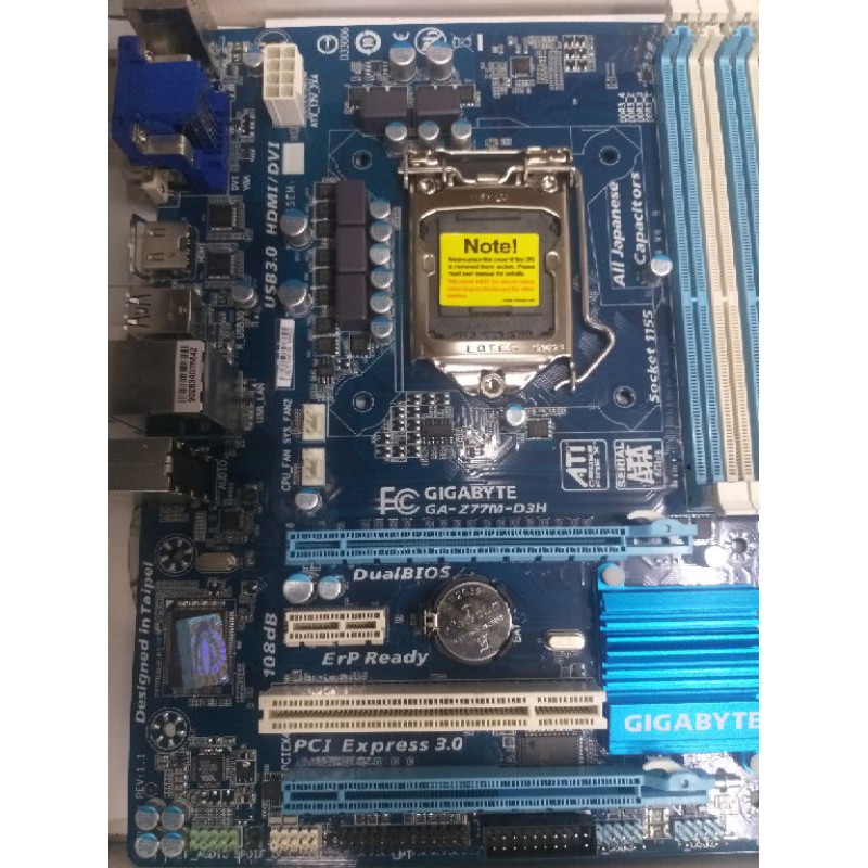 Motherboard Gigabyte Z77M D3H soket 1155