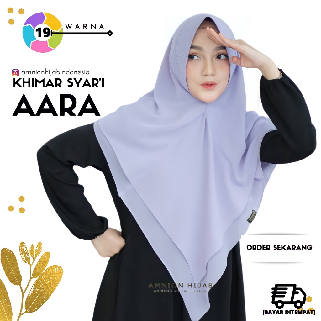 KHIMAR SYARI AARA BY AMNION HIJAB