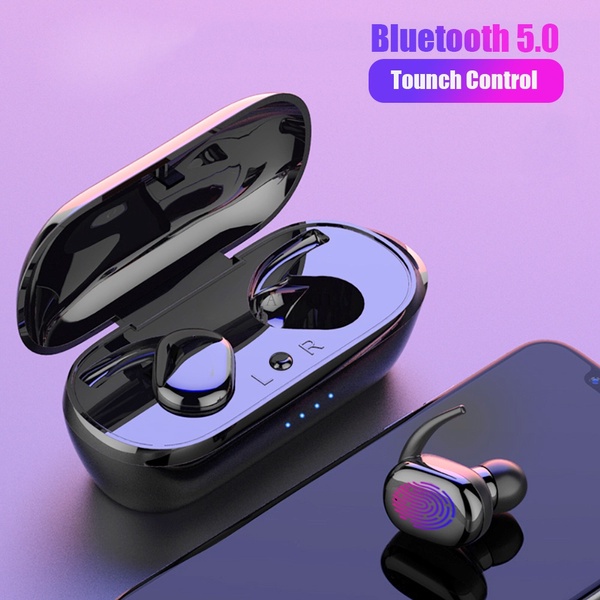 MallCasing - TWS Y30 Headset Bluetooth Android Earphones Earbuds Wireless 5.0 Stereo Sound Music in-ear with Mic