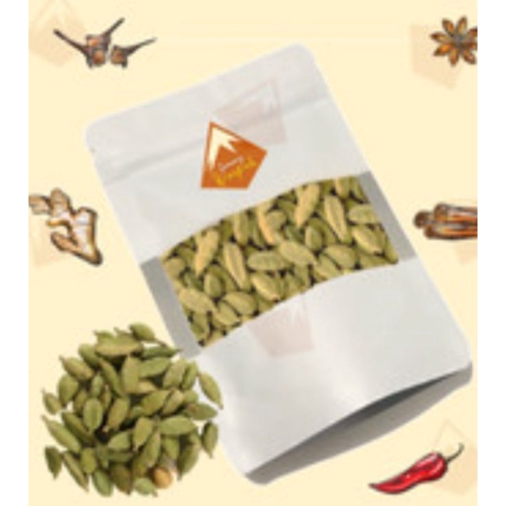 

Kapulaga Arab, Kapulaga Hijau 100gram