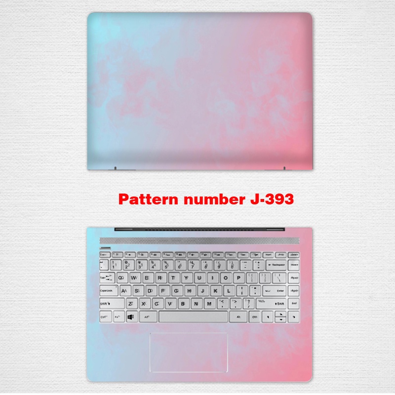GRADIENT SOLID COLOR Computer Stickers Vinyl 2 Sides Laptop Skin for 11/12/13/14/15/17 Inch Universal ASUS Adolbook14 2020 Computer Sticker Adol 13.3 Addou 14 Inch Notebook S Breaking Dawn 7 Shell Protection Film 15.6 Inch Hard