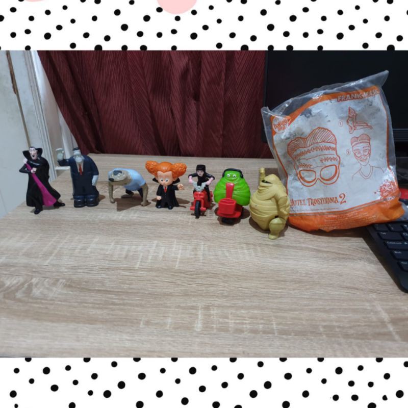Hotel Transylvania 2 2015 Happy Meals Mcdonalds Mainan Mcd Hotel Transylvania Frankenstein Wolf