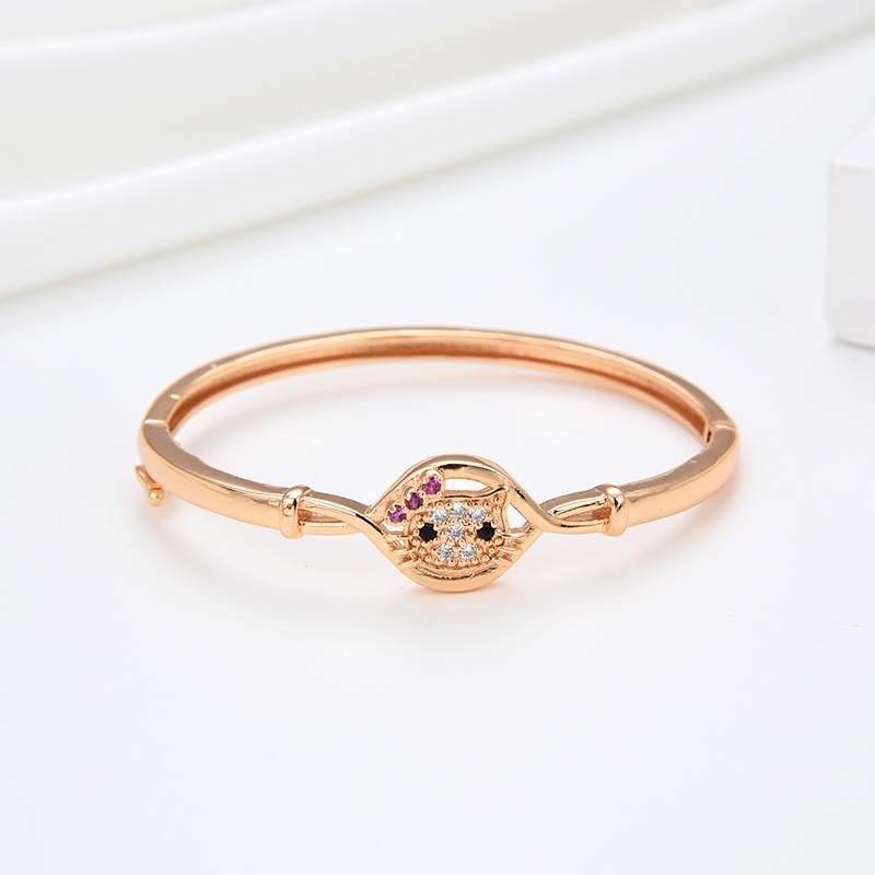 COD Gelang Titaniun Bangle Perak Wanita Diamond Titanium Premium Lapis 18K Anti Karat Berlian Korea Untuk Wanita Perhiasan perak 54b-47b