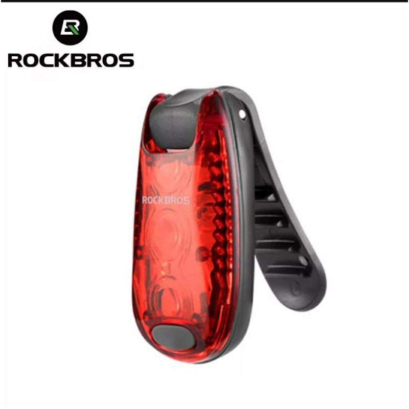 Lampu Sepeda Lipat MTB Road ROCKBROS ZPWD-1 Bike Rear Clip Light LED