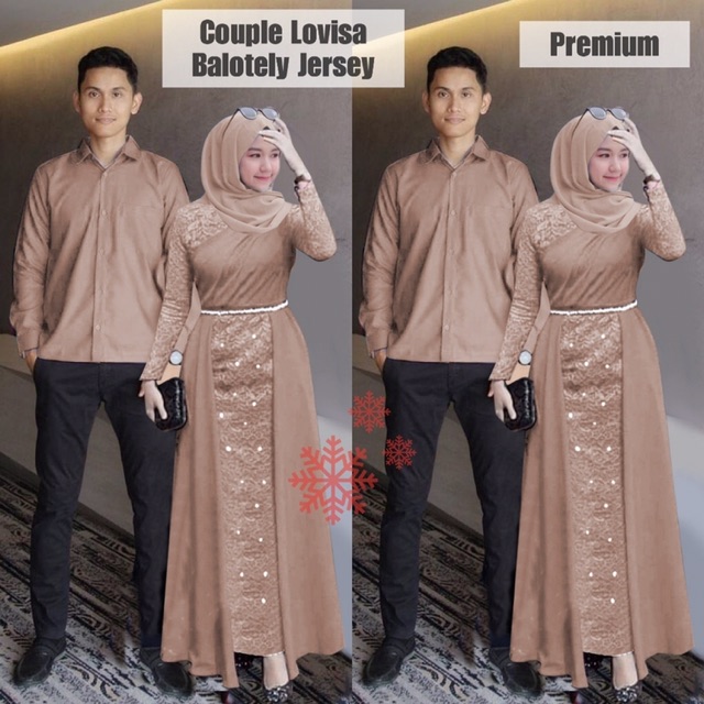 Fashion Couple Kemeja & Gamis Lovisa OD