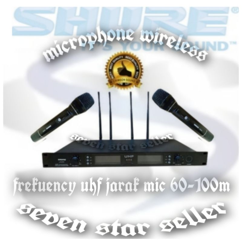 mic wireless 2 mic handheld