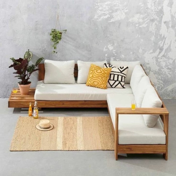 sofa tamu modern jati sofa bed