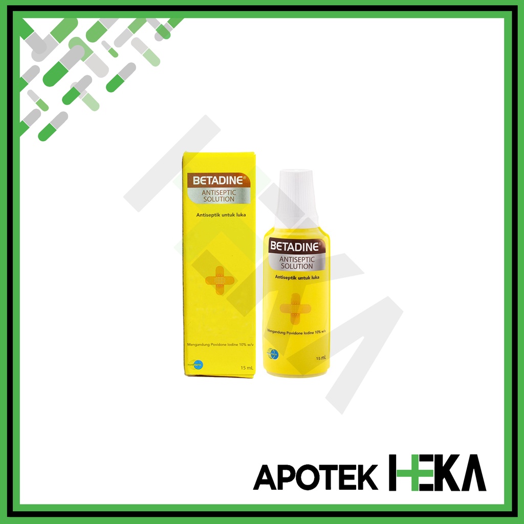 Betadine Antiseptik Untuk Luka - 15 ml (SEMARANG)