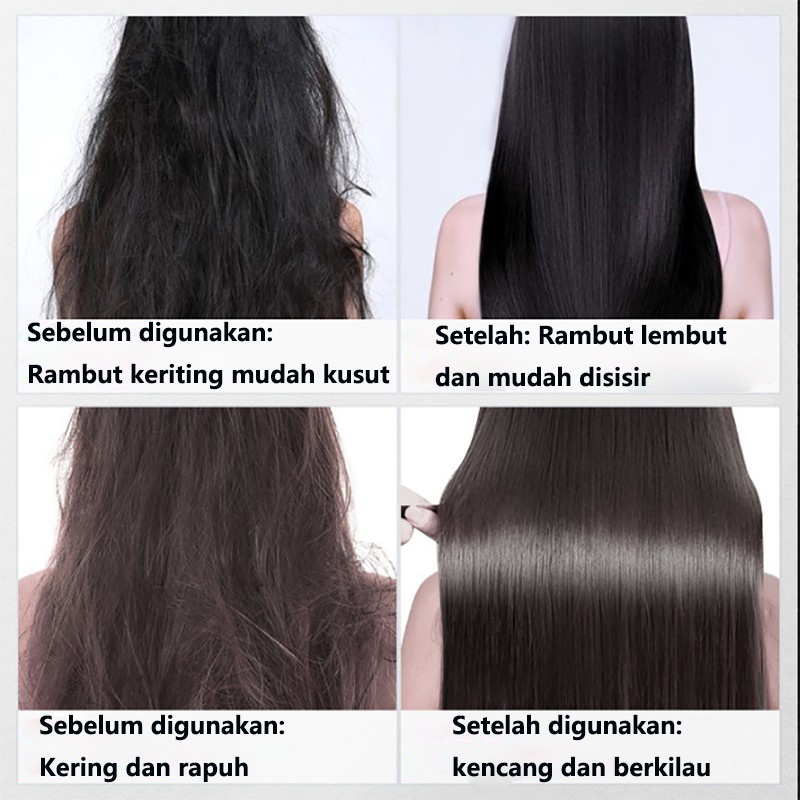 hairmask keratin hairmask haircare 250ML masker rambut botol besar memperbaiki akar rambut yang rusak menghaluskan ikal bercabang dan meninggalkan aroma yang tahan lama