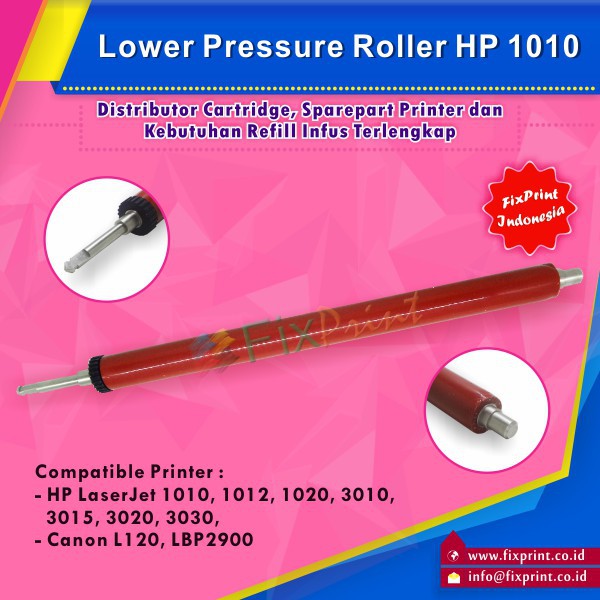 Lower Pressure Roller HP LaserJet 1010 1012 1020 3010 3015 3020 3030 Canon L120 LBP2900