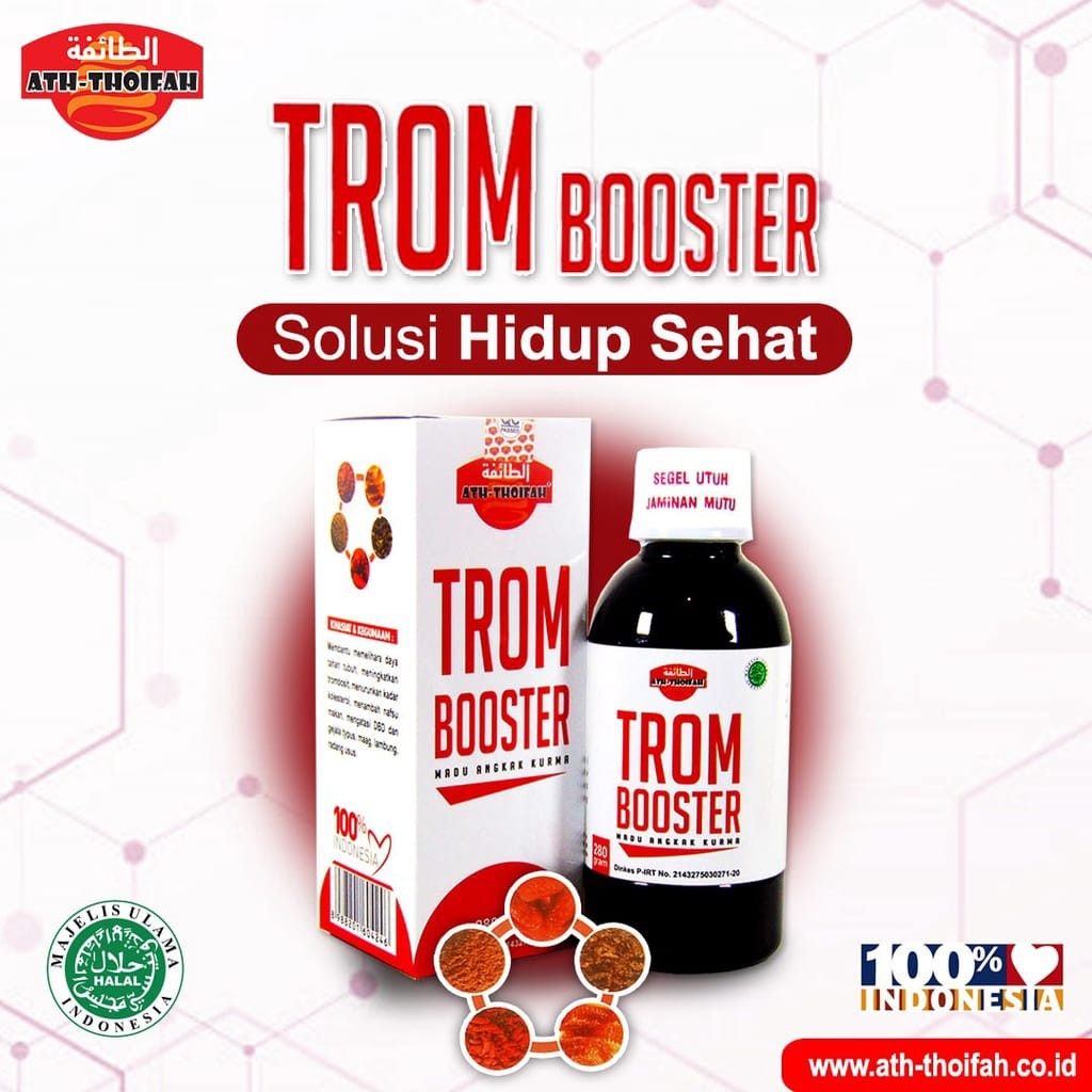 

Trombooster Madu Angkak Kurma 280gr | Herbal untuk DBD dan Tipes