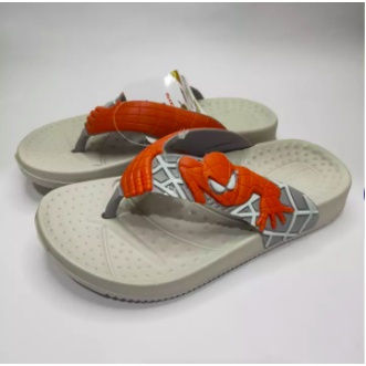 YK2011 Sandal Jepit Anak Laki Laki Motif Spiderman Merek Inkayni Ukuran 24-29