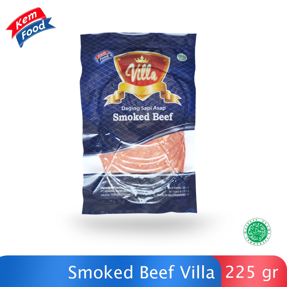 Villa Smoked Beef - Daging Sapi Asap Premium 225gr