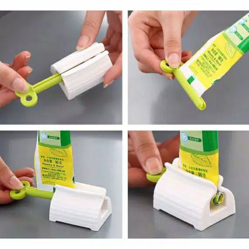 Dispenser Odol / Penjepit Pasta Gigi Model Putar / Tooth Paste Holder