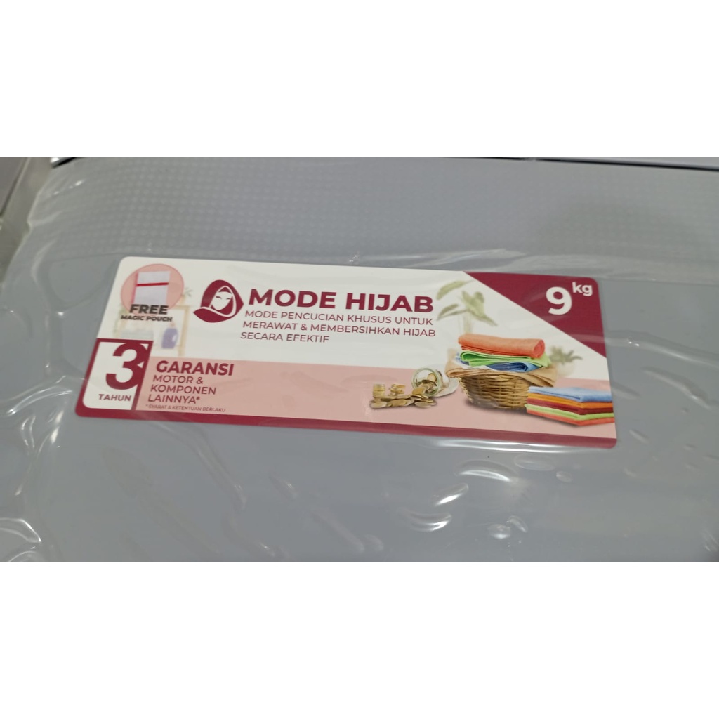 Mesin Cuci 2 Tabung Polytron PWM 9076 9 Kg Garansi Resmi Khusus Jawabarat Jabodetabek (Kota bandung dan Cimahi Bisa COD)