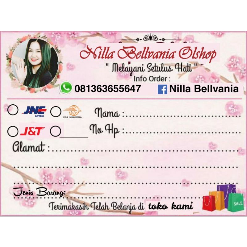 

(ISI 100 PCS ) LABEL PENGIRIMAN / STIKER PENGIRIMAN