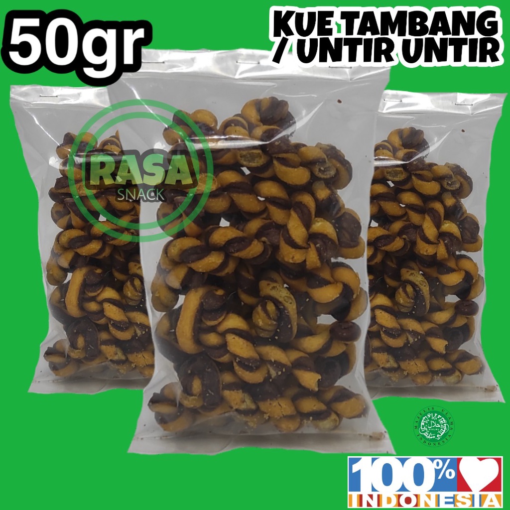 

Kue Tambang Untir Untir 50gr+ Kriuk Manis