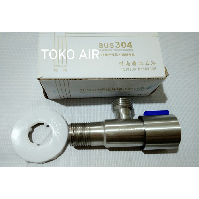 Stop kran tunggal Stainless SUS 304