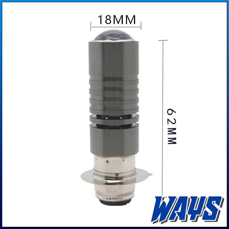 [L243] Lampu LED Laser H6 2 Warna AC DC Motor Mio Soul Fino Beat Vario Supra Revo Jupiter Satria Nex