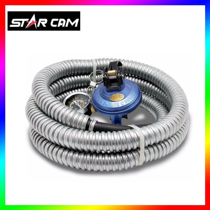Regulator Gas LPG StarCam SC-23MSS Star Cam SC23MSS Meter dan Selang